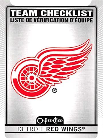 2021-22 O-Pee-Chee 561 Detroit Red Wings Detroit Red Wings NHL Jégkorong Trading Card