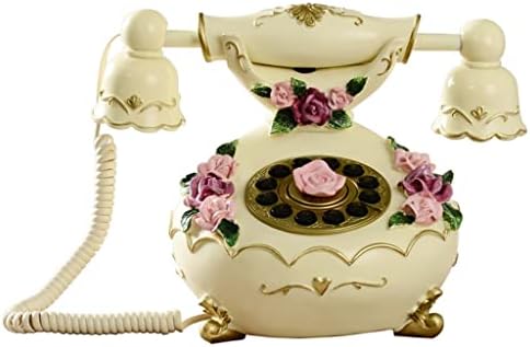 LEPSJGC Tricolor Megtekintése Rusztikus, Antik Telefon Vintage Vezetékes telefon a Hívó AZONOSÍTÓJA Home Vezetékes (Szín : Egy, Méret : EGY