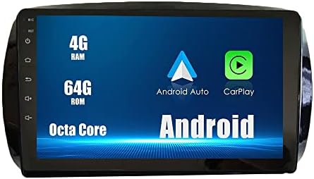 Android 10 Autoradio Autós Navigációs Sztereó Multimédia Lejátszó, GPS, Rádió, 2.5 D érintőképernyő forBenz Okos Octa-Core 4GB Ram,