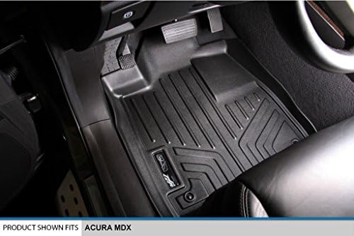 MAXLINER Szőnyegek 2 Sor Bélés Szett Fekete 2007-2013-Acura MDX