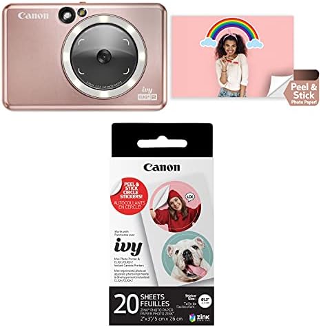 Canon Ivy CLIQ+2 Instant Fényképezőgép Nyomtató, Okostelefon, Nyomtató, Éjfél Haditengerészet (4519C005)