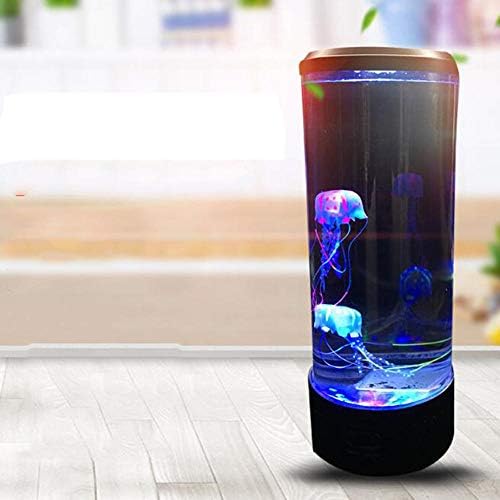 Álmodozó medúza fény kerek, színes LED színváltó világítás hatása, nagy szenzoros akvárium hangulat fény, ideális ajándék, dekoratív fényt