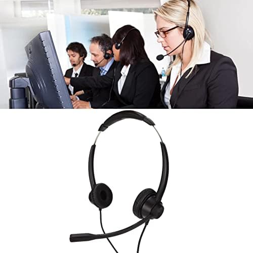 Shanrya Vezetékes Telefon, Headset, Call Center Headset Hangerő Beállítása Mikrofon Office