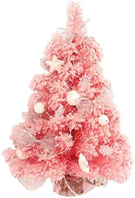 Mesterséges Rózsaszín karácsonyfa Éjszakai Fény Karácsonyi Dekoráció Fesztivál, Buli, Asztali Díszek ( Méret : 32x32x60cm )