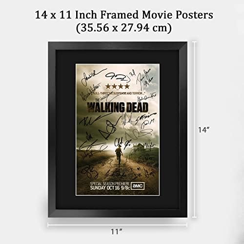 HWC Kereskedelmi Keretes 11 x 14 Print - A Walking Dead Sorozat Poszter A Gipszemet Ajándék Szerelt Nyomtatott Autogramot Film