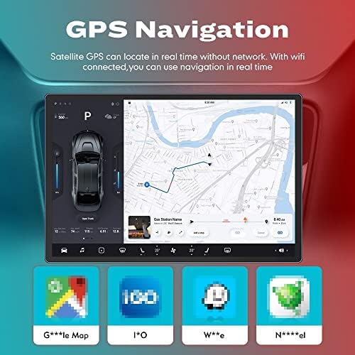 WOSTOKE 13.1 Android Rádió CarPlay & Android Auto Autoradio Autós Navigációs Sztereó Multimédia Lejátszó, GPS, Érintőképernyős RDS DSP