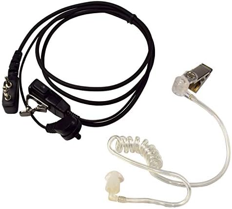 HQRP 2X 2 Pin Akusztikus Cső Hangszóró, Fülhallgató Mikrofon Kompatibilis ICOM IC-3GT, IC-3SAT, IC-40, IC-4008A Nap Méter