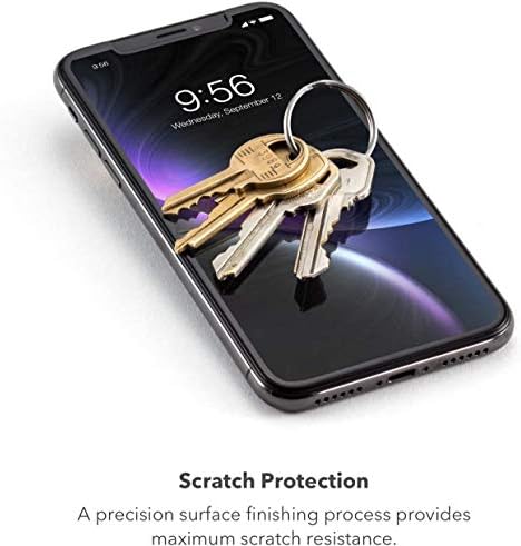 ZAGG InvisibleShield Üveg+ képernyővédő fólia – HD Edzett Üveg iPhone XS/X – Hatás & Karcolás elleni Védelem - Könnyen Alkalmazható Eszközöket