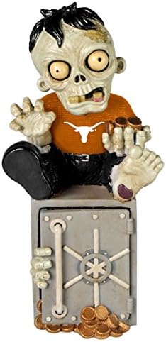 Örökké Gyűjtők NCAA Texas Longhorns Unisex Zombi Figurinezombie Figura Bank, a Csapat Színe, Egy Méret