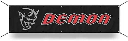 Dodge SRT Démon Hosszú Vinil Banner (12in x 48in)