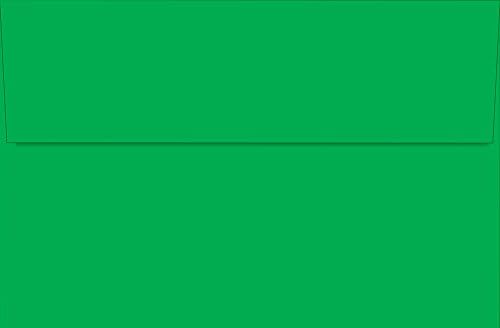 Nagy Papírok! Fényes Zöld A9 Szilárd Borítékot, 25 gróf, 5.75 x 8.75 (2012303)