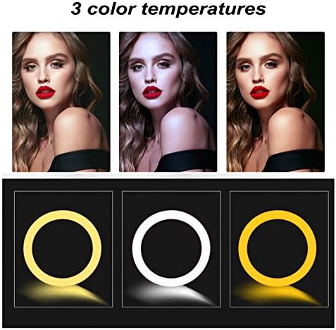 10 Hüvelykes LED-Fényt - Színes RGB Gyűrű Fény - a Telefon Clip - Könnyű, Hordozható - a SelfiePhotographyOutdoors Utazás