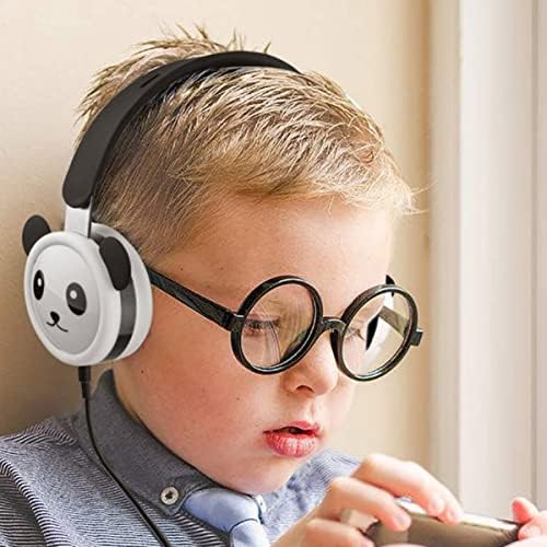 Mobestech 1 Állítsa a Gyerekek Szabadtéri Iskola/Tablet - Panda Rajzfilm Fül Számítógép, Laptop, Mikrofon Át Születésnapi Mikrofon Ajándék