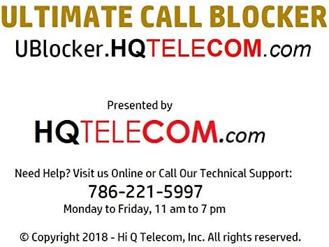 Végső Call Blocker (LAN Változat) - Proaktív Blokkolja a Kéretlen Hívások (Automatát, Csalások, Non-Profit, nem Kívánt), Korlátlan