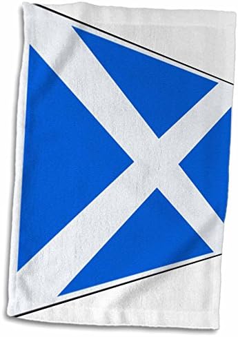 3dRose kép Skócia zászló modern stílusú, Törölköző (twl-171726-1)