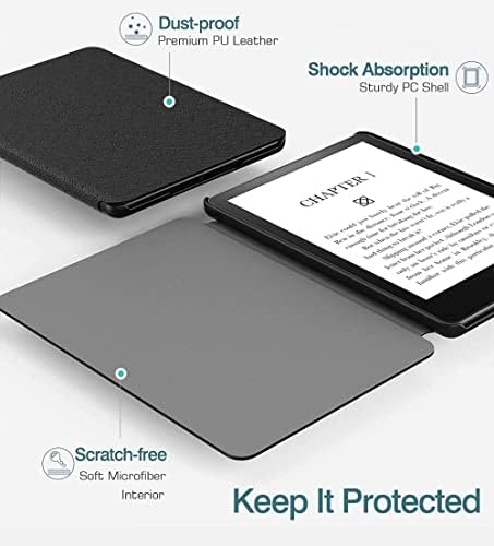 JNSHZ Kindle Paperwhite 11 Mágneses Nehéz Shell Smart Cover a 6.8 Hüvelykes Kindle Paperwhite 5 Olvasó Csúszásmentes Fedezze 2021