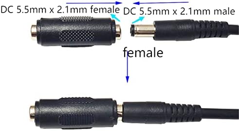 SHANFEILU DC 5,5 mm x 2.1 mm-es Női Hatalom Jack Csatlakozó DC Hordó Díj 2.1 mm X 5,5 mm-es Adapter Női Csatoló Led Szalag Lámpa Biztonsági