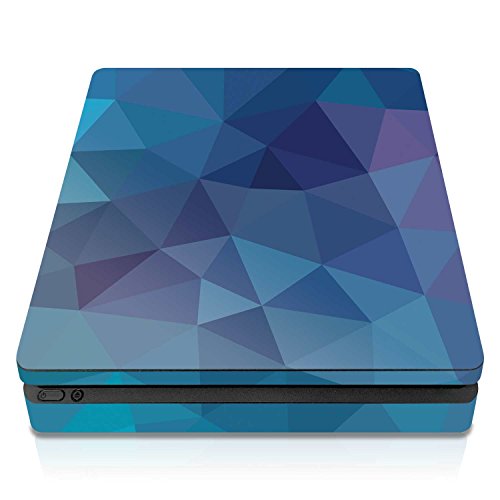 Vezérlő Felszerelés PS4 Slim Konzol Bőr - Kék Poli Vízszintes - PlayStation 4