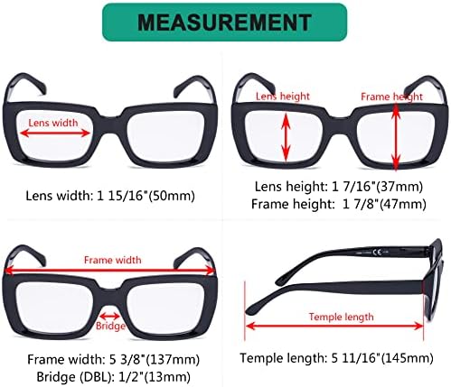 Eyekepper Menteni 10% - os Csomagban 4 Csomag Női Olvasó Szemüveg, 4 Csomag Olvasók a Nők +3.50