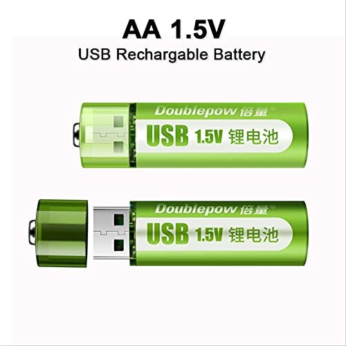 Az Újratölthető Ni-Mh Battery1.5V Aa Újratölthető Akkumulátor 1800Mwh USB Aa Újratölthető Li-Ion Akkumulátor, Távirányító, Egér, Kis Ventilátor,