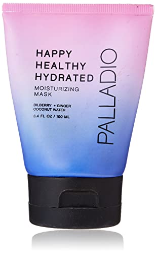 Palladio Hidratáló Maszk, Boldog, Egészséges, Hidratált Bőr, egyik napról a másikra Alkalmazás Megtartja a Bőr Puha & Hidratált,