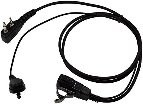 4X HQRP 2 Pin Akusztikus Cső Hangszóró, Fülhallgató Mikrofon Kompatibilis ICOM IC-04E, IC-12A, IC-12A(T), IC-12AT + HQRP Nap Méter