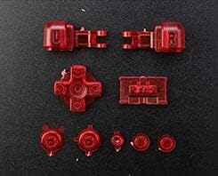 Teljes Készlet Gombok A B L R LR Power Gombot a Hangerő Le Gomb, D-Pad Kulcs Csere Készlet Gameboy Advance SP GBA SP Konzol (Tiszta