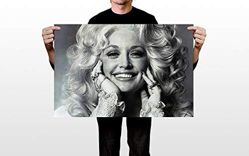 SICHYUAN Dolly, a Country-Énekes Művészeti Fali Beltéri Szoba Kültéri Plakát - Vízálló Poszter (Méret: 20 x 30)
