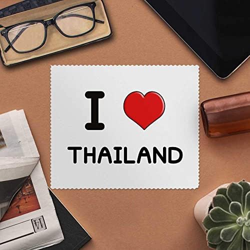 Azeeda 2 x 'Szeretem Thaiföld' Mikroszálas Lencse/Szemüveg Tisztító Kendők (LC00018038)
