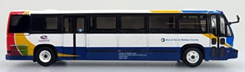 TMC RTS Edző USA-Red & Tan Árutovábbítási Modell Busz Hudson County New Jersey-HO-Skála-1:87-es Méretarányú Ikonikus Replikák