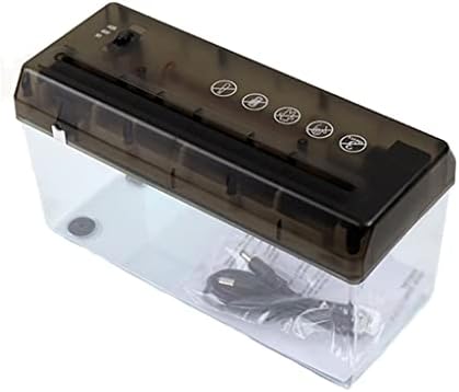 Mini Elektromos Aprító Hordozható Számla Dokumentum, Levél, Papír Zúzó USB-elemes