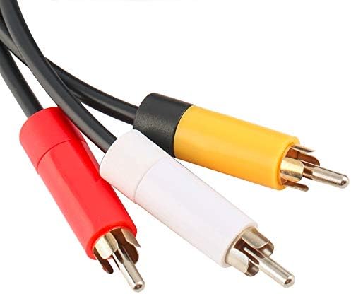 Kábel & Csatlakozók 1,8 M-es Rugalmas Audio Video Kábel 3-in-1 RCA AV Kompozit Video kábel Kábel Xbox 360 Slim Játék Pad Megtestesülése kábel