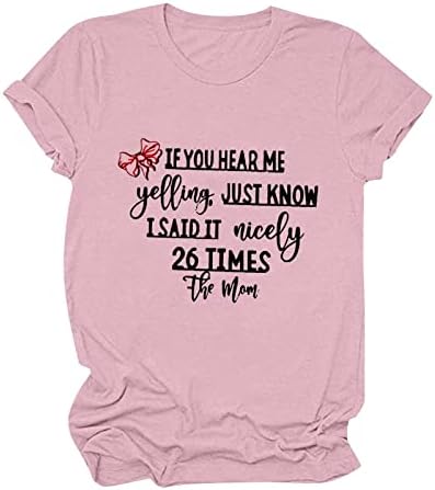 Női Tshirt Nyári Levél Nyomtatás póló, Alkalmi, Laza Sleeve Rövid Ujjú Felsők, Puha Alapvető Tee Tini Lányoknak Ajándék