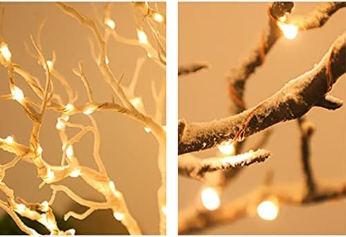 Karácsonyfa Lámpák Mini Fa Dísz Meleg Fehér Led Lámpa Asztali Dekoráció, Beltéri Vagy Kültéri Használatra a Karácsonyi Haza Party