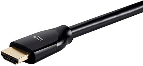 Monoprice 115427 Hitelesített Premium HDMI Kábel - Fekete - 3 Méter | 4K@60Hz, HDR, 18Gbps, 28AWG, YUV 4