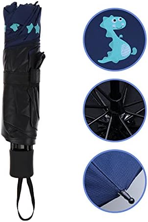 BESTOYARD Gyerekek UV Védelem Esernyő Gyerekek Szép Rajzfilm Összecsukható Esernyő （ Kék ）