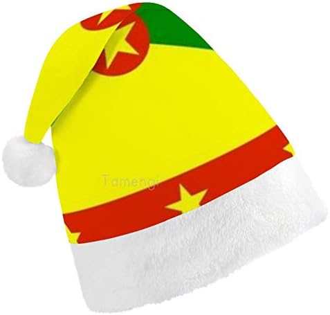 Karácsony, Mikulás Sapka, Grenada Zászló Karácsonyi Ünnepi Kalap Felnőttek számára, Unisex Kényelem Karácsonyi Kalapok Új Évet Ünnepi