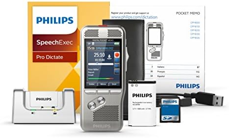 Philips DPM8000/01 Digitális Zseb Memo a Beszéd Exec Pro Diktálás Szoftver SR Modul