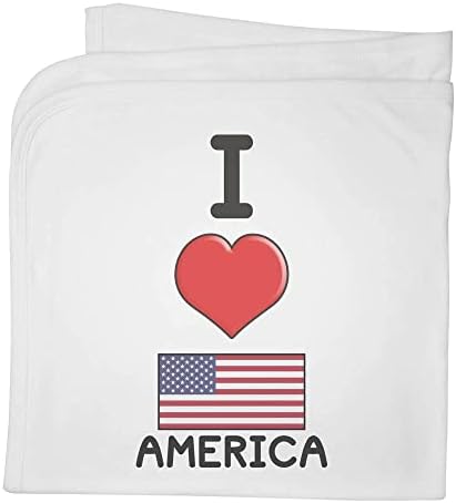 'Szeretem Amerikát' Pamut Bébi Takaró / Kendő (BY00025283)