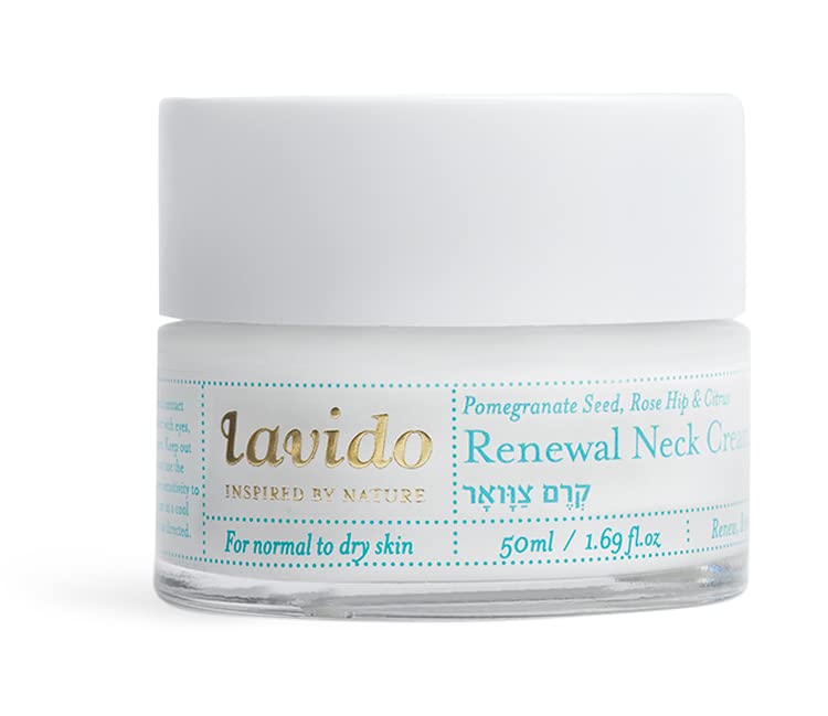 Lavido - Természetes Felújítás Nyak Krém (1.69 fl oz | 50 ml) | Tiszta, Nem Mérgező Skincare