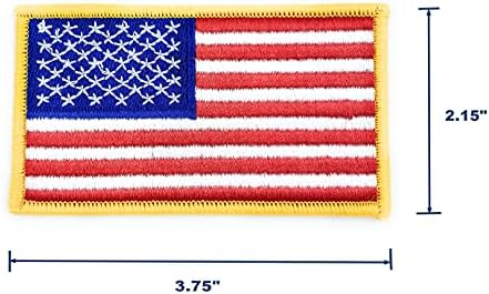 Aeisage a NASA Javítás Amerikai Zászló Vas a Foltok 2 db Meghatározott Logó USA Nemzeti Hímzett Hazafias Jelvények, Piros, kék