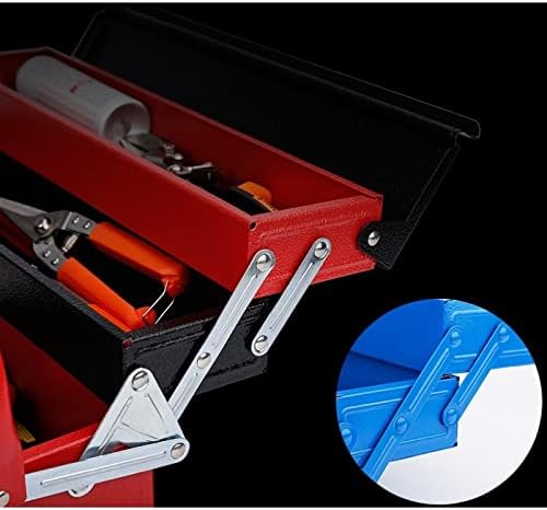 JKUYWX Nagy Rozsdamentes Acél Toolbox Háztartási Karbantartó Villanyszerelő Tool Box Hordozható Toolsboxes (Méret : Stílus 4)