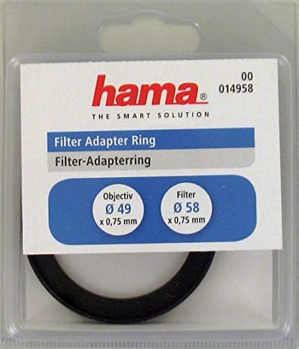 Hama Szűrő Adapter Gyűrű 46mm Lencsét, 52 mm-es Szűrő, Fekete