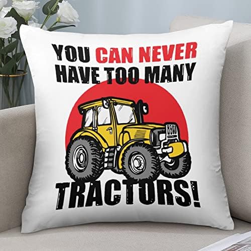Mezőgazdasági Traktorok Készlet 2 Párnát Takaró Szögletes Párna, Párnahuzat a Kanapé, Kanapé, Hálószoba, Autó Dekoráció