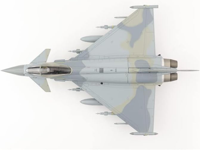 a Hobbi Mester Eurofighter Typhoon 414 Kuvait légierő (Ál Rendszer) 1:72 FRÖCCSÖNTÖTT Repülőgép Előre elkészített Modell