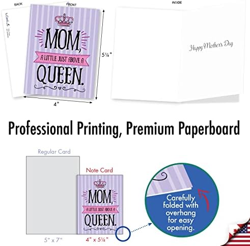 A Legjobb Kártya Cég 36 Válogatott anyák Napja Notecards Tömeges Box Set 4 x 5.12 Hüvelyk w/Boríték (12 Minták, 3 Minden) üdvözlőlap