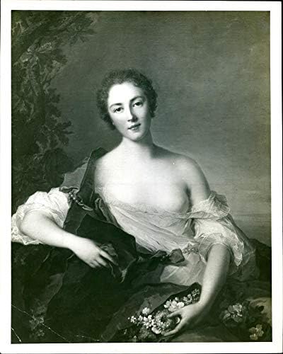 Vintage fotó Működik, Jean-Marc Nattier: Portré Pauline Felicite de Már, marquise de Vintimille.