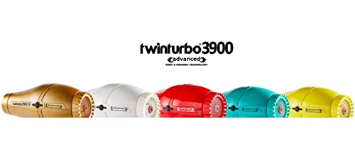 Turbo Power 3900 Hajszárító Ionos Szakmai, Fekete, Twin Turbo Blower a Speciális, Jön Ecset