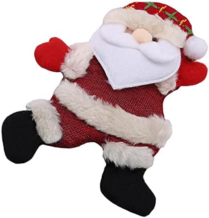 SOURBA Karácsonyi Díszek Plüss Baba Mikulás Plüss Kézzel készített Baba Karácsonyra újévi Ajándékok,Santa Claus