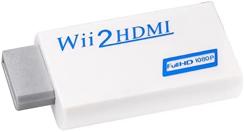 BTIHCEUOT Adapter, Tartós, Könnyű Használata Veszteségmentes Mini Converter Kiegészítő a Wii